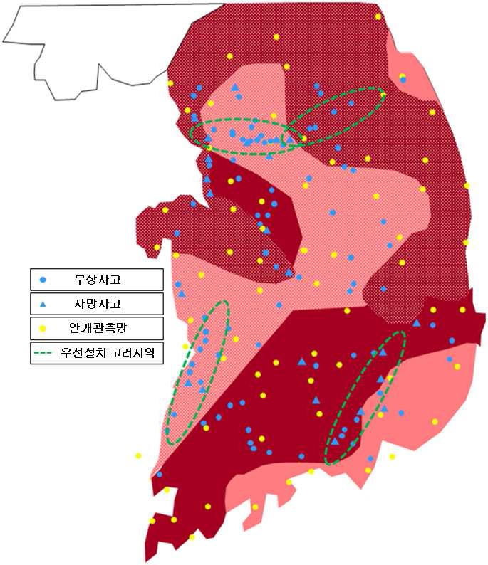 안개의 분류에 따른 교통사고 및 안개관측망 설치현황