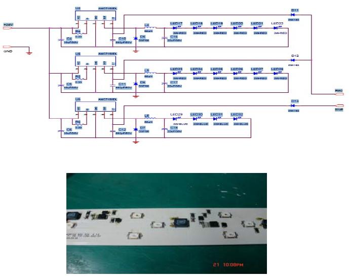 switching drive 회로 및 PCB