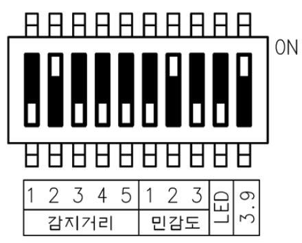 제품설정 예