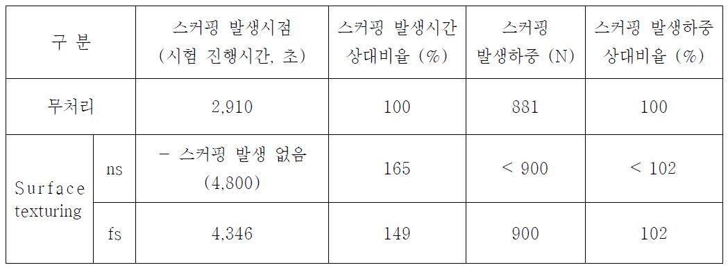 내스커핑 평가결과