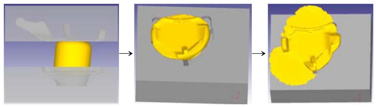 The prediction of direct type rheo-forging effect through FEM analysis