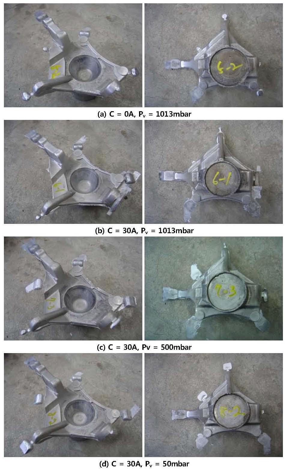 The result of indirect rheo-forging test by rheology materials; Pouring Sf=40%