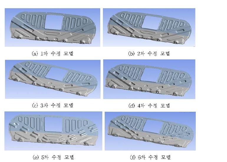 TWB적용　Panel Rear Seat Back의 설계안