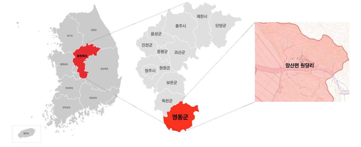 원당리 위치도