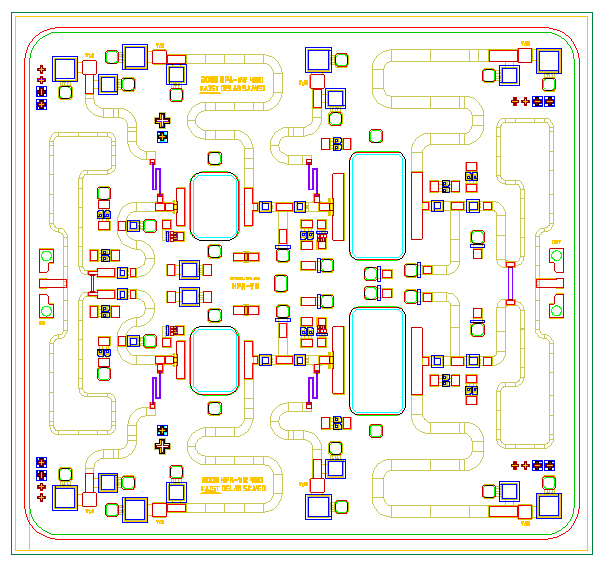 최종 5Watt급 HPA Ver.3 Layout Diagram