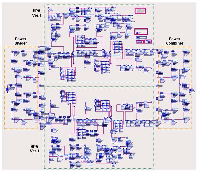 양극 산화 알루미늄 기판의 Simulation을 위한 Circuit Schematic Diagram