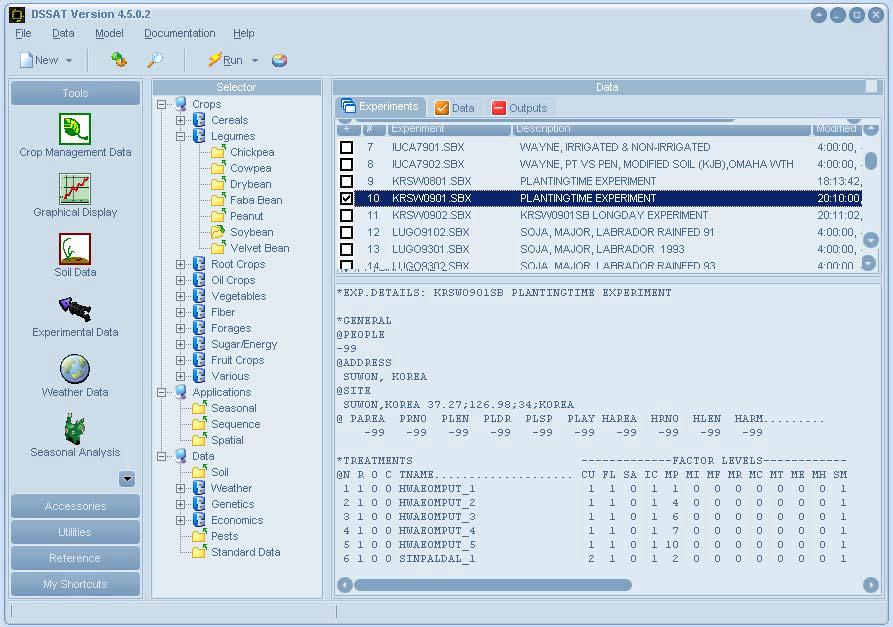 DSSAT V.4.5