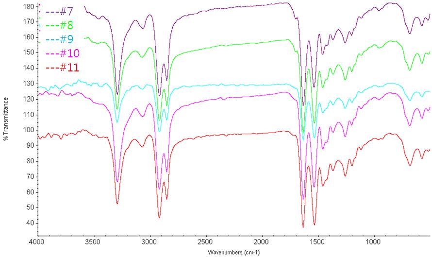 금속 이온 중화도 변화에 따른 FT-IR 분석