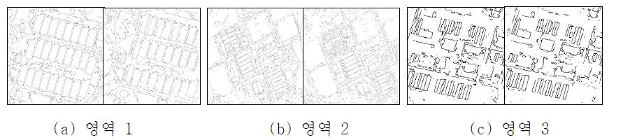 diffusion 필터에 의한 선소 추출 결과