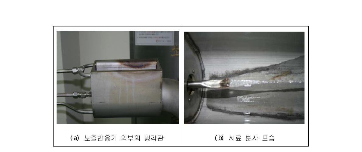 연속처리시스템의 시료 분사 시스템