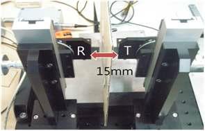 hand-operated inspection of spot welding specimen