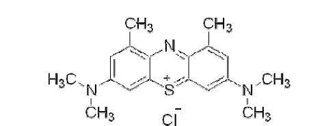 Dimethylmethylene blue의 구조