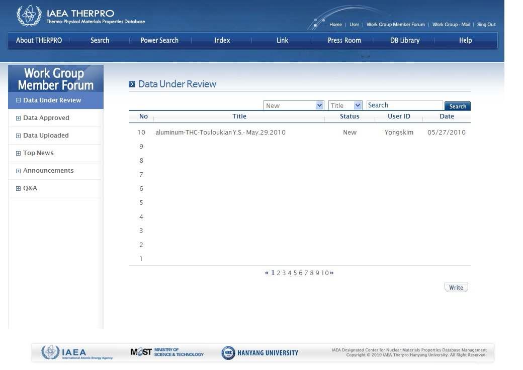 [보고서]한·IAEA 국제원자로 재료물성DB(THERPRO) 효과적 운영방안 마련
