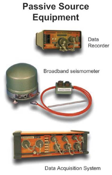 수동 지진원 실험 관측 장비