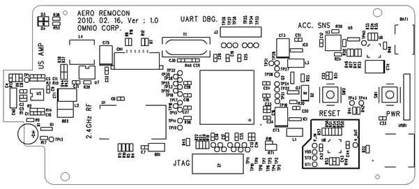 수신회로 PCB 부품 레이아웃 도면