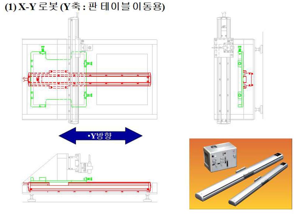 노광 system의 Y축 이동 로봇