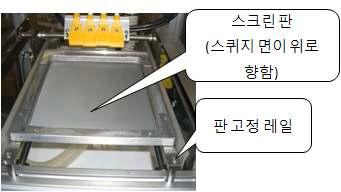 현상기의 프레임 장착