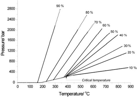수열합성시 온도와 용액의 양이 용기내부의 압력에 미치는 영향