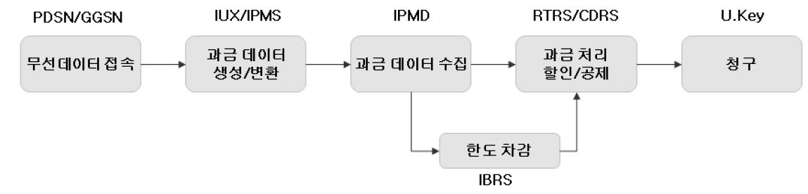 무선인터넷 서비스 과금 처리 과정 (SK텔레콤)