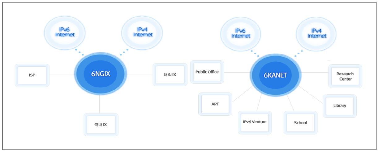 6NGIX 및 6KANet 개념도