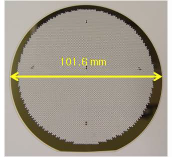 (그림 120) 제작한 4인치 글라스 캡핑 웨이퍼