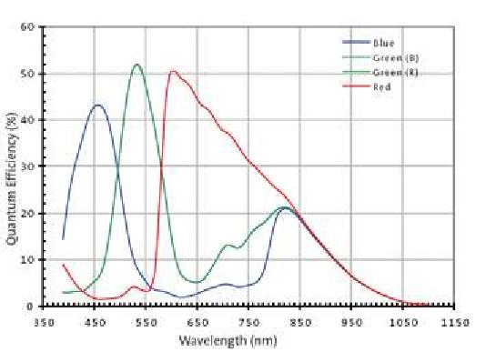 MT9V126 Quantum Efficiency