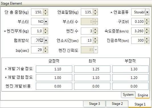 Stage Element 입력