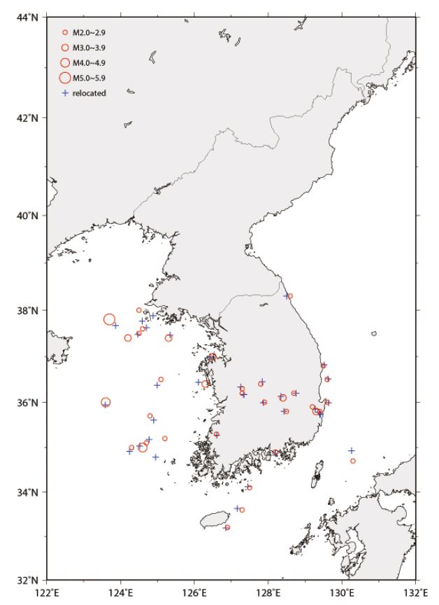 Fig. 3.1.1. Epicentral map of 2003 earthquakes.