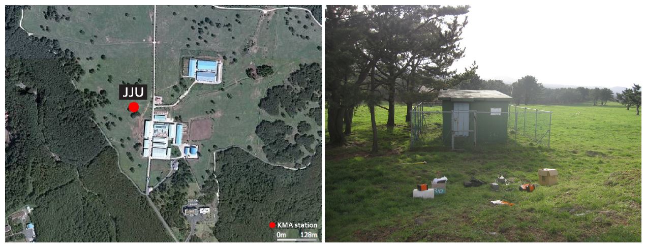 Fig. 2.1.3. Seismic observation environment of JJU broad-band station.