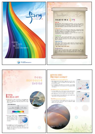 Fig. 2.2.13. Leaflets for public-relations of rainbow phenomena.