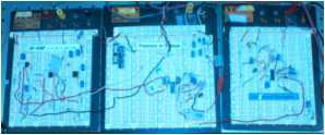 브래드 보드를 이용한 OP AMP ,F/V 변환기와 함수 발생기의 조합 회로