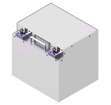 60Ah급 리튬폴리머 전지팩 3D 모델링