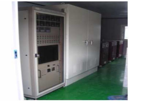 제어계측 및 직류전원 공급 장치 설치 컨테이너 내부