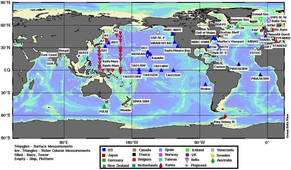 Global CO2 Time-series and Moorings Project