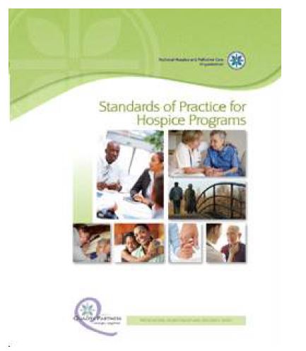 그림 56. Standards of Practice for Hospice Programs