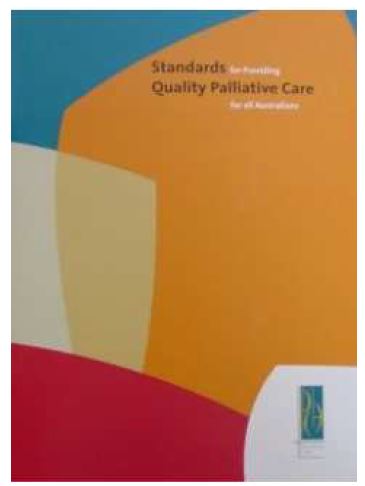 그림 57. Standards for providing quality palliative care for all australian