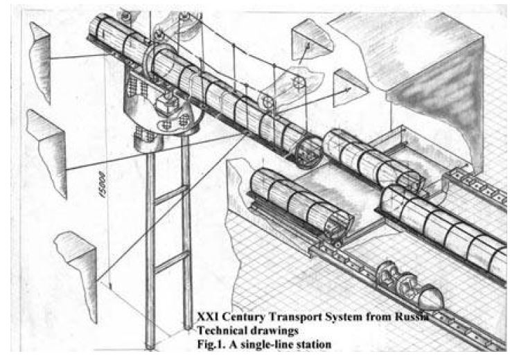 Flextaxi single line station 개념도