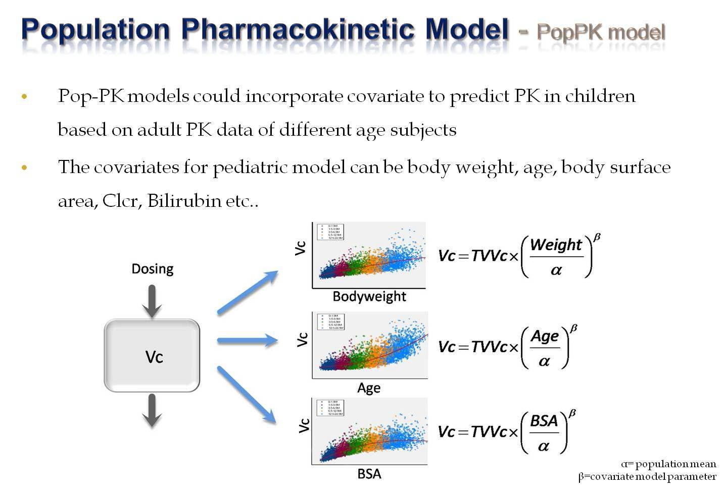 Population PK model을 이용한 소아 용량 예측 방법