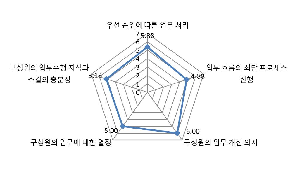 식품의약품안전청 정보화부서 내부역량 : 업무수행