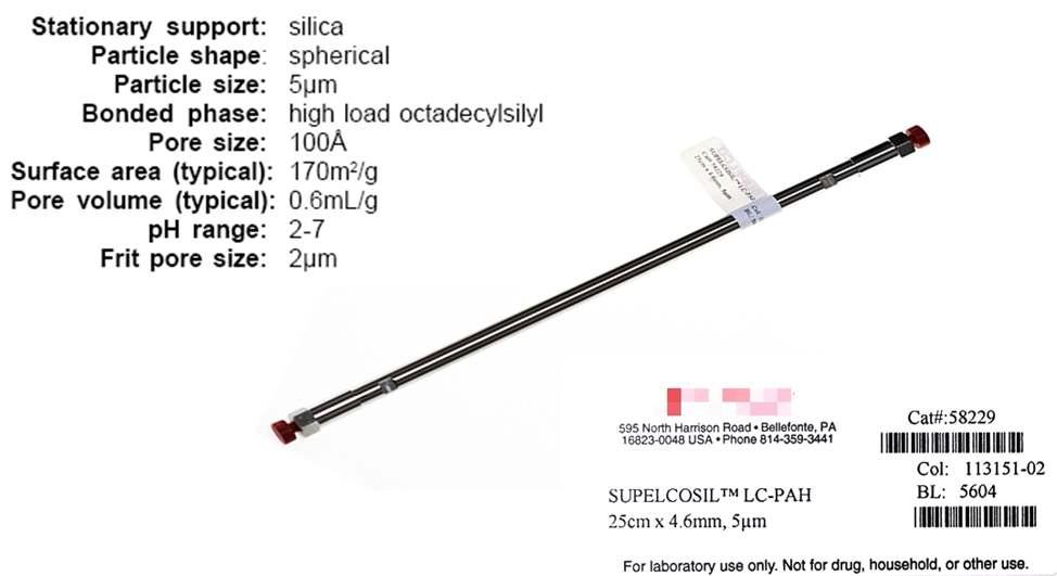 HPLC 분석 Column