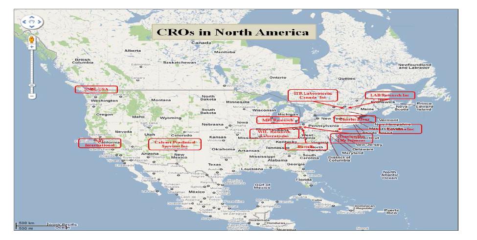 CROs in North America