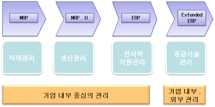 그림 1. ERP의 진화