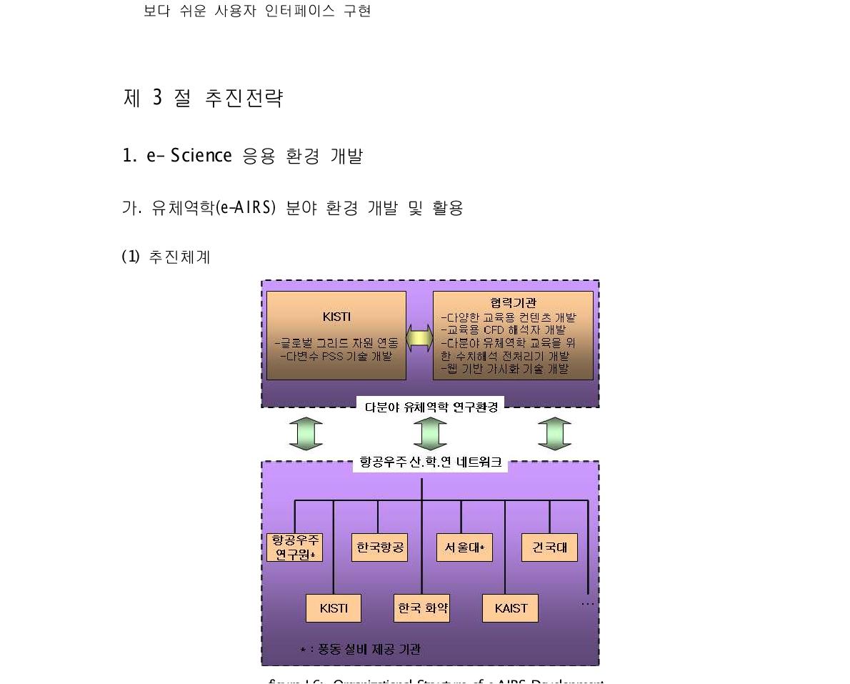 Organizational Structure of e-AIRS Development