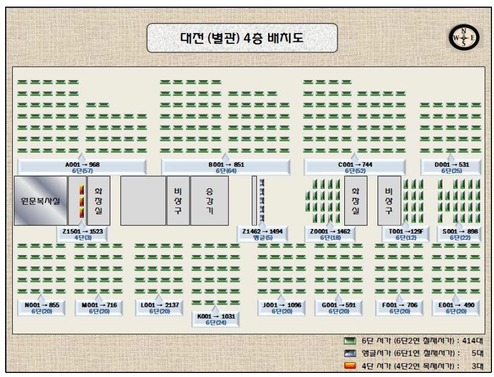 Floor plan for Stacks in Daejeon 4th floor