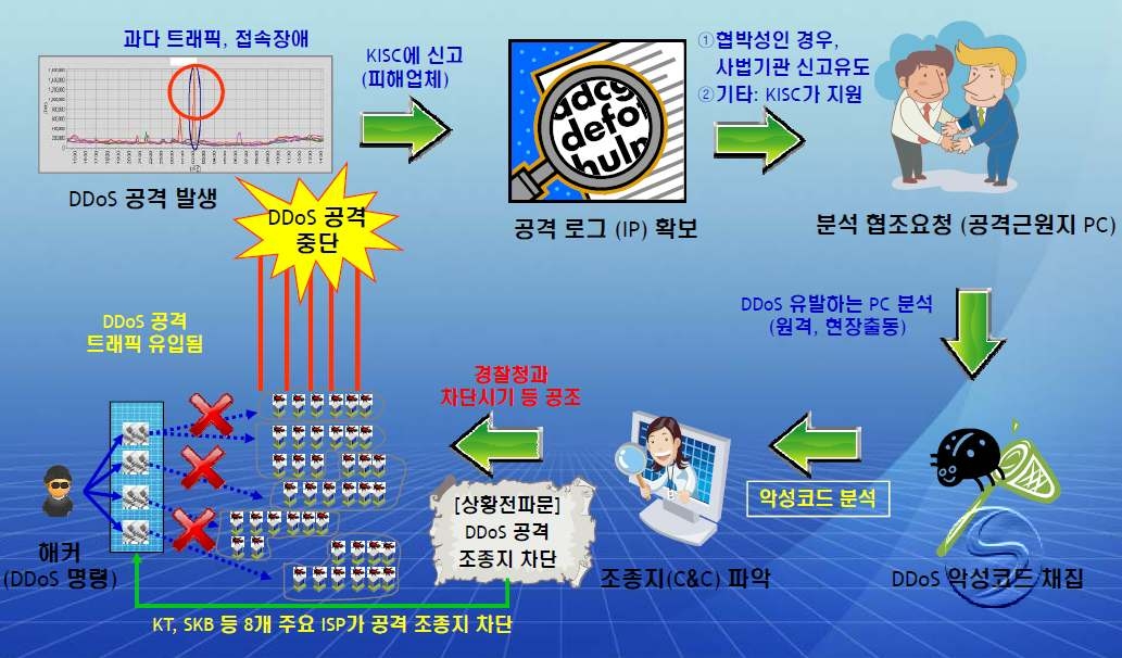 DDoS defense strategy of KISA