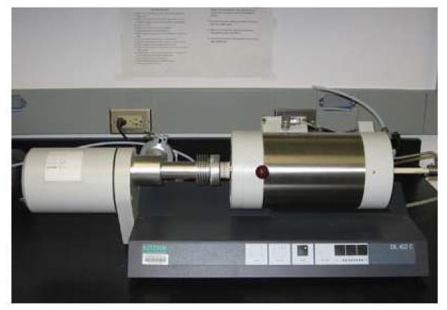 Dilatometer for thermal expansion measurement of MgO-Al2O3 composit Materials