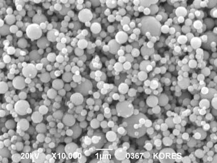 SEM Images of prepared Cobalt particles under conditions