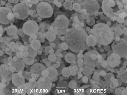 SEM Images of prepared Cobalt particles under conditions