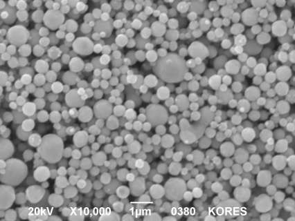 SEM Images of prepared Cobalt particles under conditions