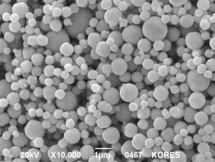 SEM Images of prepared Cobalt particles under conditions